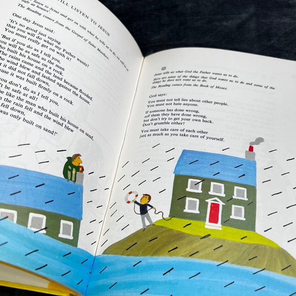 Listen Themes From the Bible Retold for Children AJ McCallen 1981 HC - Picture 6 of 8